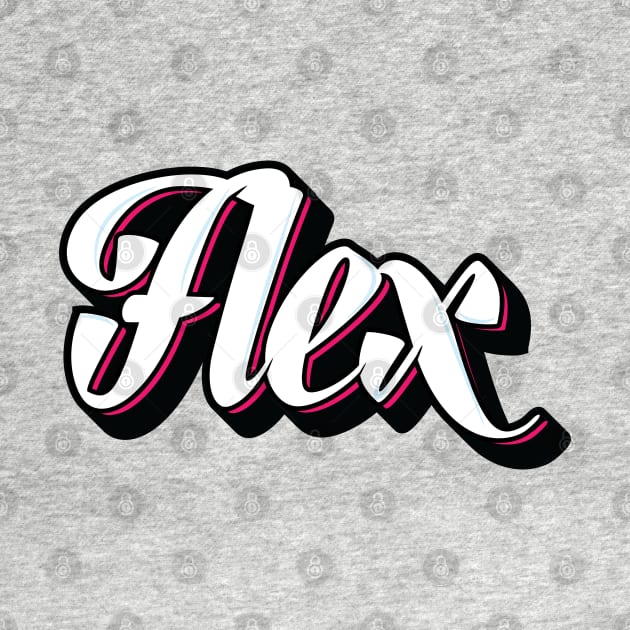 Flex Graffiti Small Logo by BeyondTheDeck
